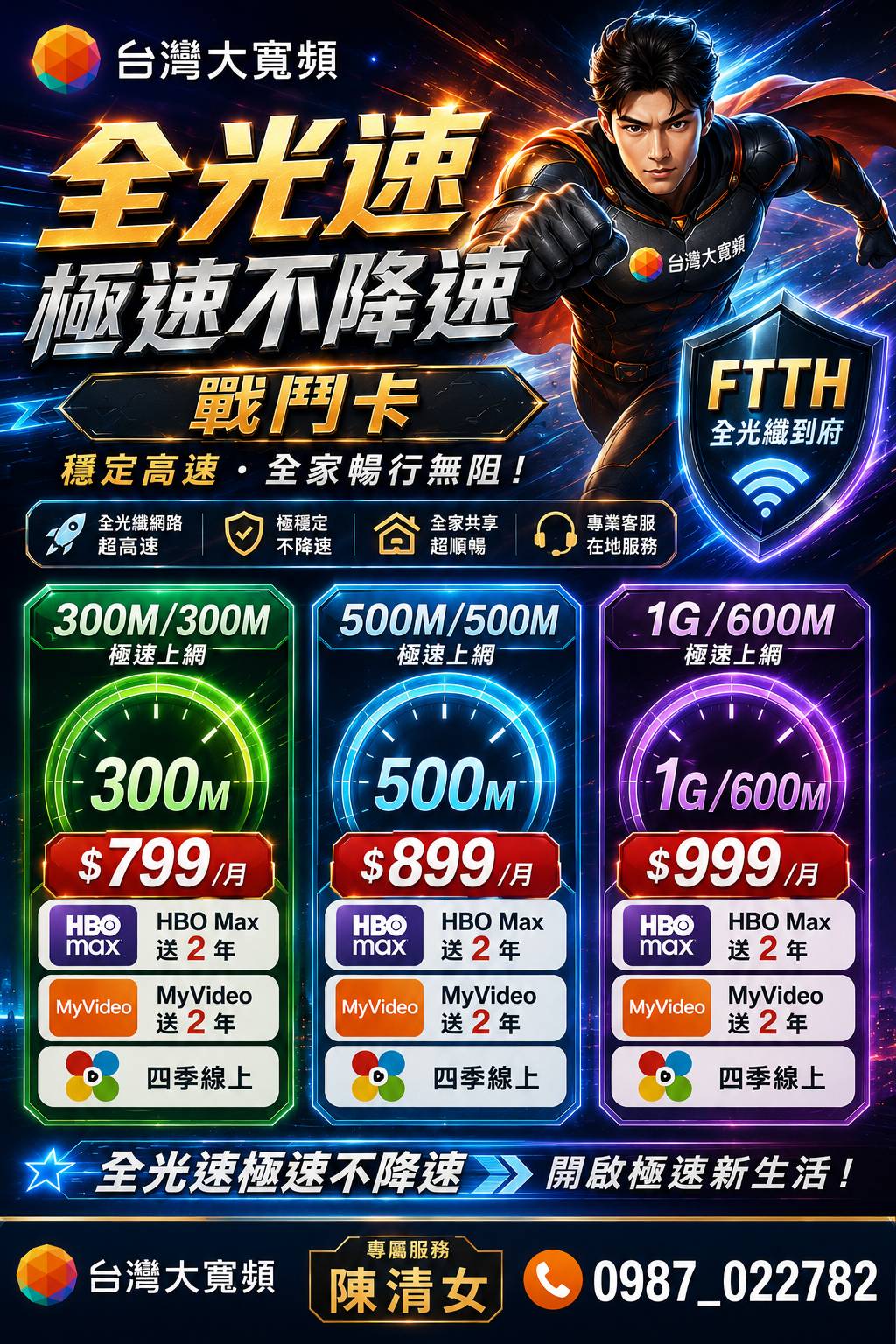 鳳信裝機 鳳信網路 台灣大寬頻網路 2026 7月最信活動方案